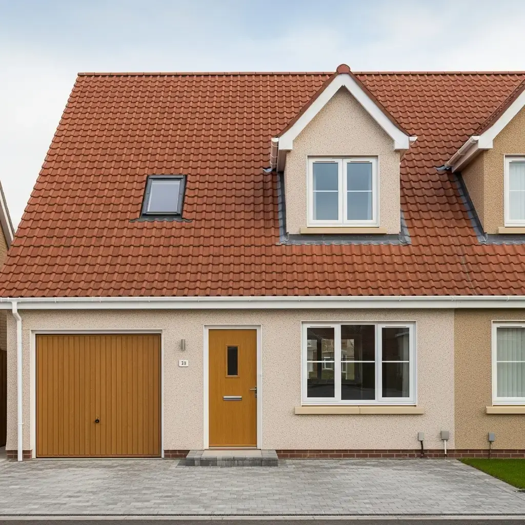 Dachbeschichtung vor Wasserabweisender Nano-Beschichtung - B&B Objektsanierung GmbH Rostock