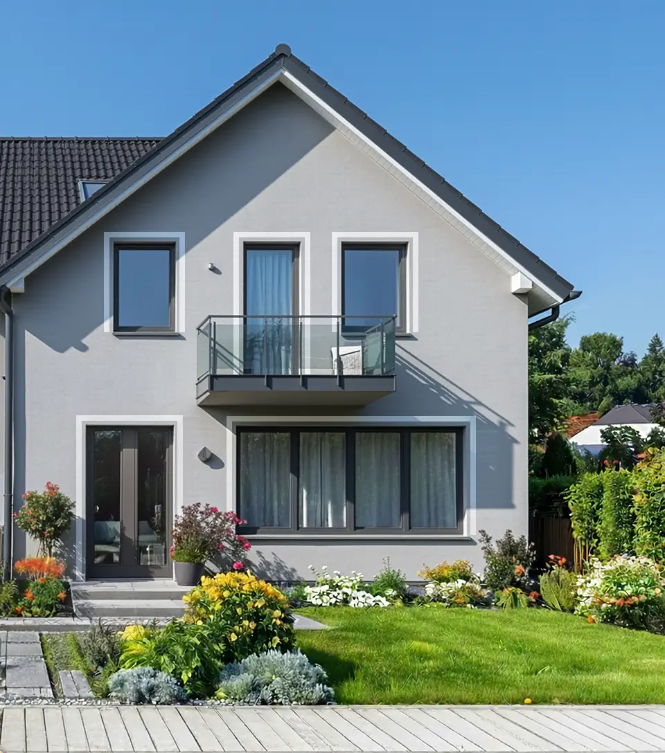 Fassadenanstrich Nachher - B&B Objektsanierung GmbH Rostock